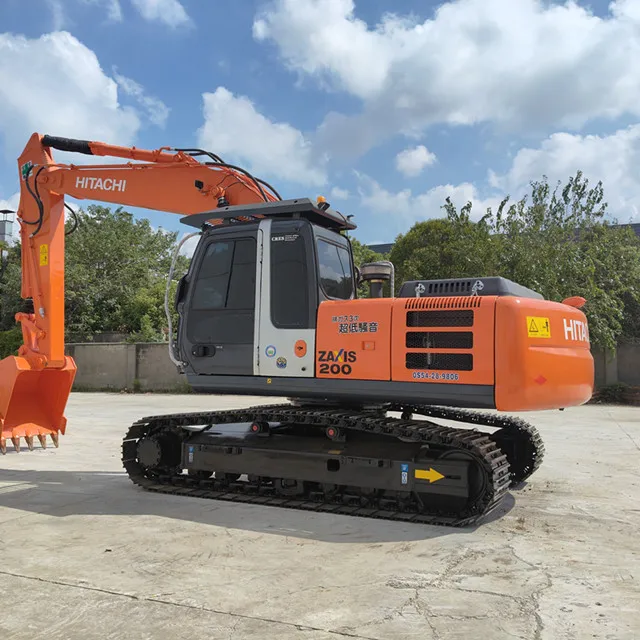 Great Condition Used Excavators Hitachi ZAX200-3G Original 20 Ton Hydraulic Excavators Crawler Excavators HITACHI ZAX 200-3G