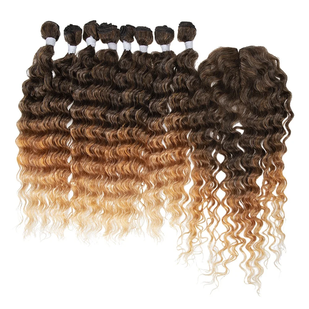 Rebecca fashion  braids 14 inches  loose deep wave synthetic  extension best selling human hair braided  Synthetic Braiding hair