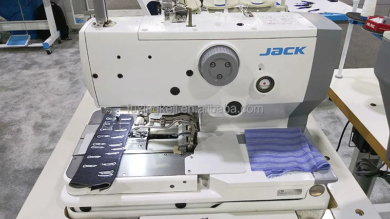 JACK JK-9820 eyelet machine computerized button hole industrial sewing machine with auto trimmer for jeans