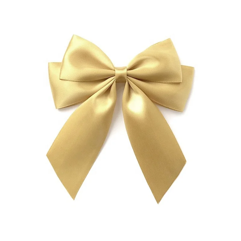 Fancy Decorative Soft Gift Ribbon Christmas Satin Ribbon Bows For Blanket