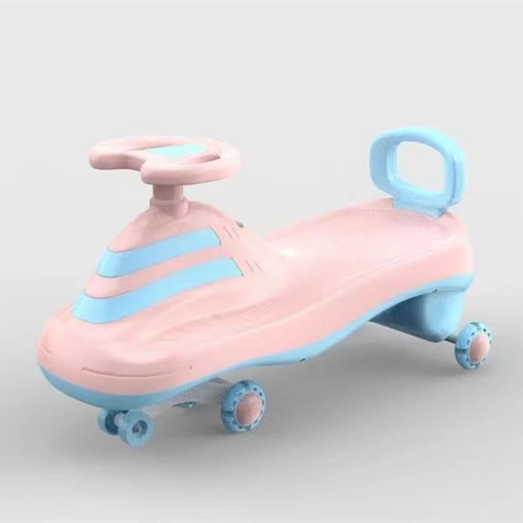 New Model Children Swing Car Baby Twist Scooter PU Mute Wheels With LED Light / Ride On Toys Car Baby