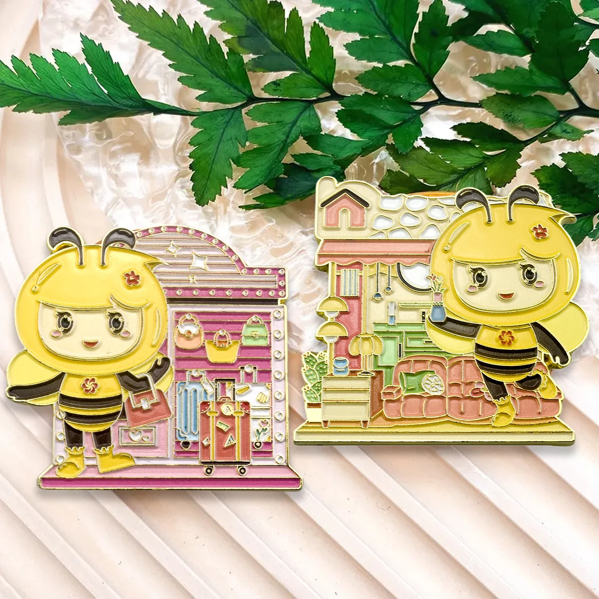 Wholesale Customized Cartoon Animal Canton Fair Designs Soft Enamel Gold Finished Fridge Magnet Refrigerator Magnet