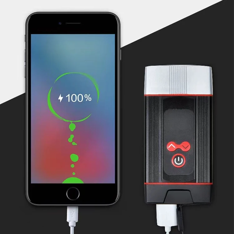 USB Rechargeable LED Bike Light Set Bicycle Front Lamp Headlight Ultralight Bicycle Light