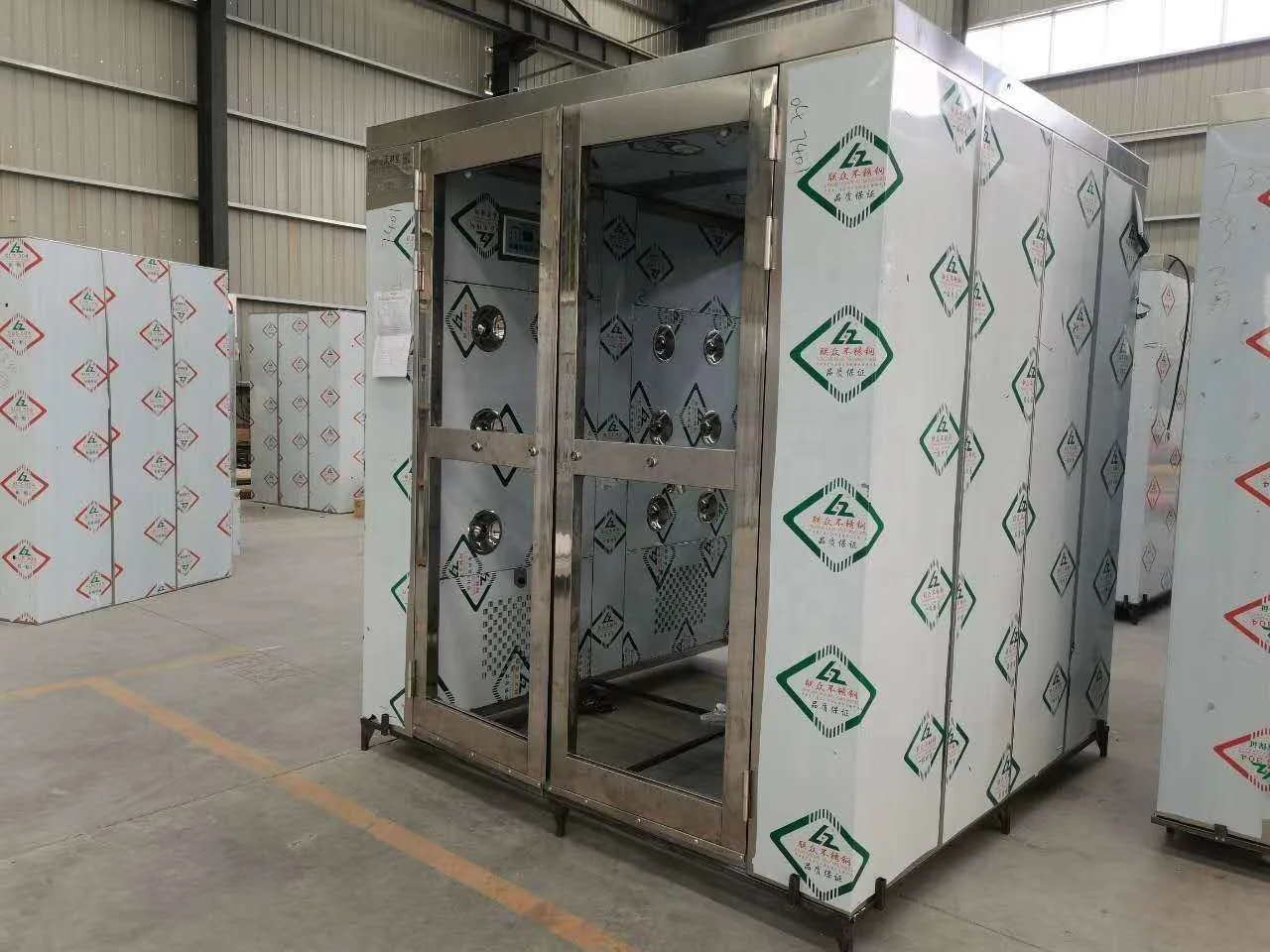 Clean Workshop Entrance Smart Modular Air Shower Room For Human