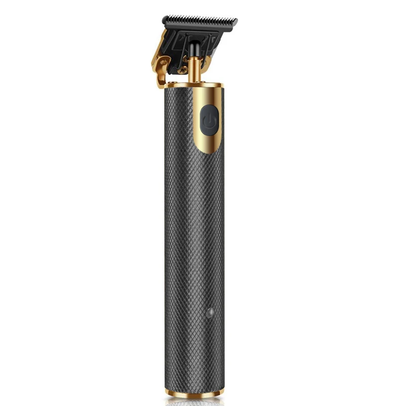 
Stainless Steel T blade Beard Trimmer for Men Hair Clippers Detail Shaver Rechargeable 0mm baldheaded hair clipper 