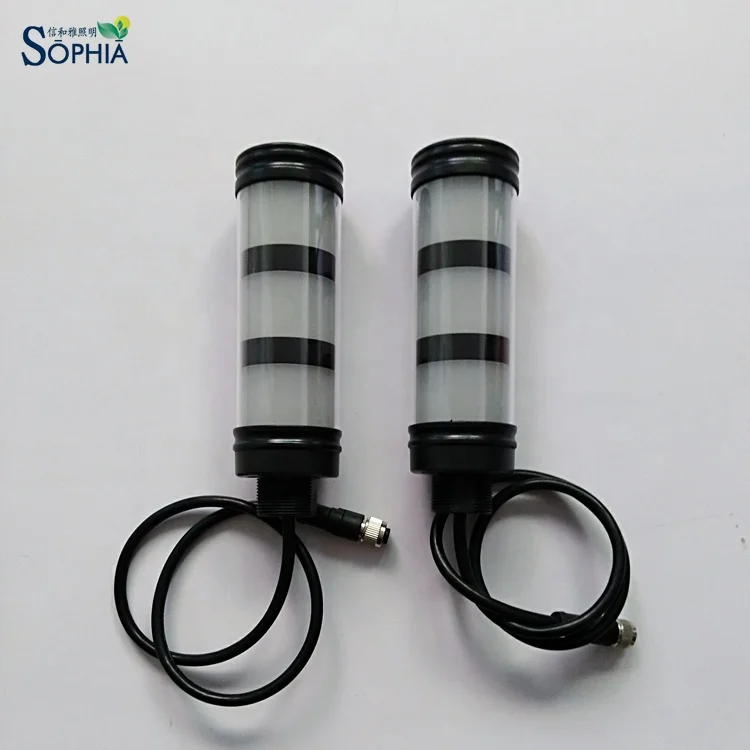 Красный, янтарный, зеленый TL50 50 мм 12 В светодиодная сигнальная башня огни с M12 QD быстрое отключение