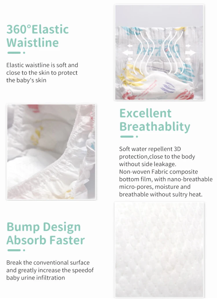 BB Kitty Premium Diapers Baby White Factory Supplier Japan Diaper Panales De Bebe Disposal Babies Nappies