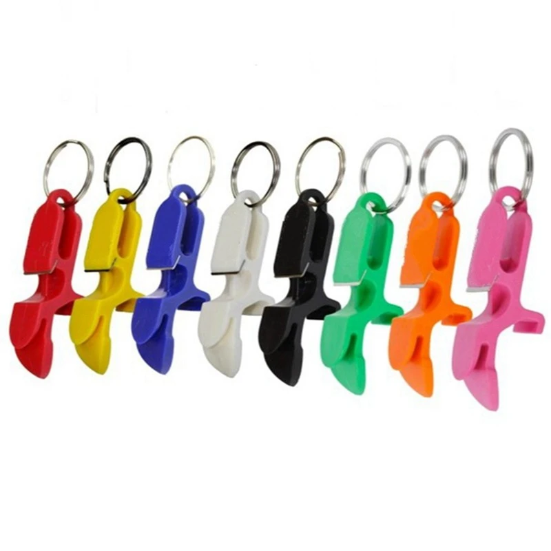 Factory Hot Sale Strong Plastic Bottle Opener 4 in 1 Multi Functions Keychain Shotgun Tool