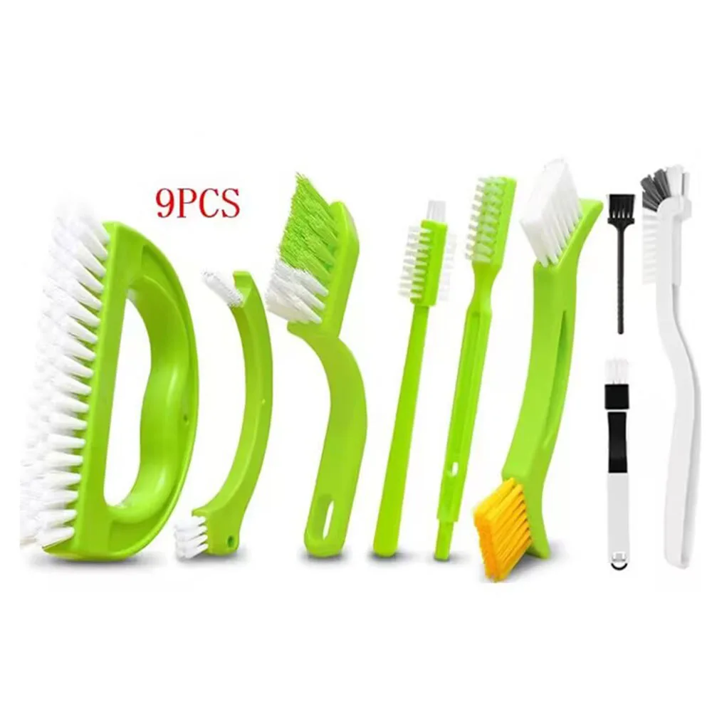 High Quality Grout Cleaning Brushes Tile Joint Scrub Brush Sturdy Cleaner Brush 9 in 1 Floor Hand Eco-friendly