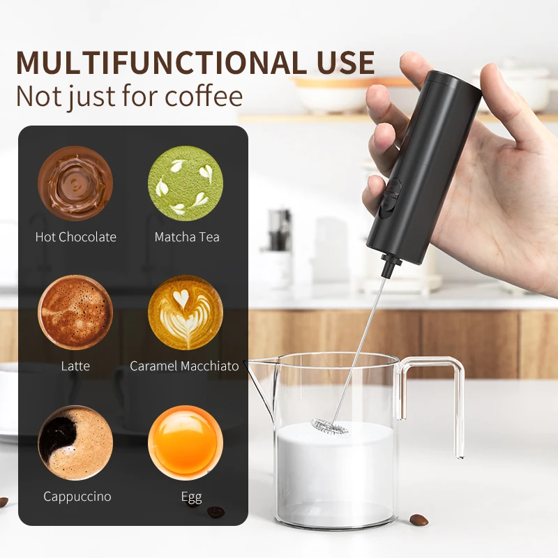 Factory Sales Automatic Mixer Coffee Beater Milk Foamer Coffee Blender