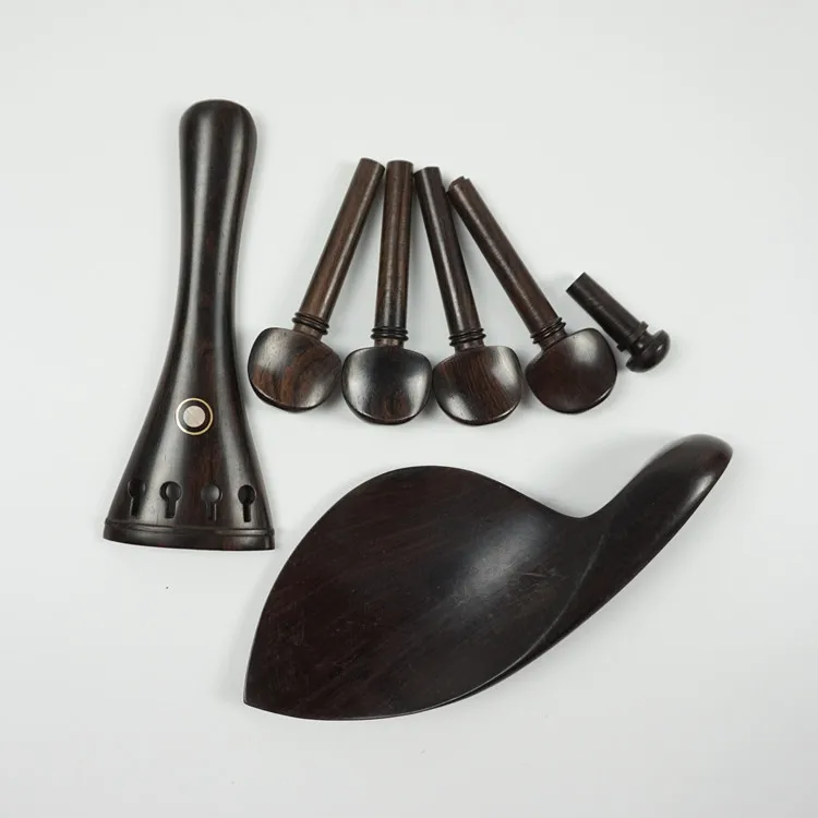 china ebony  violin with ebony pegs and ebony tailpiece