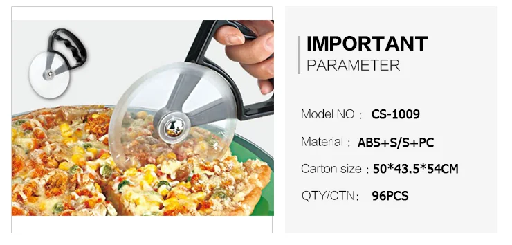 Good quality bakeware manual plastic pizza cutter
