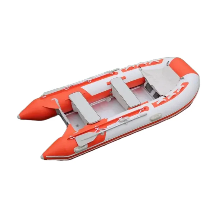 Factory OEM 3-4 person pvc inflatable surfing fishing kayak pedal folding rowing canoe boats