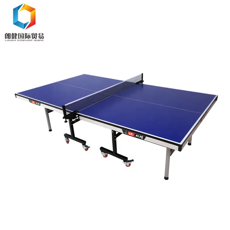Professional Optional Thickness Blue Folding Table Legs Outdoor Pingpong Table