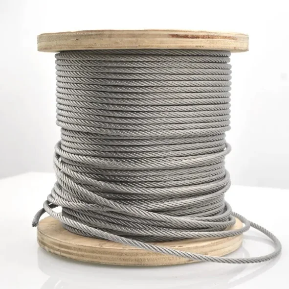 Hot Selling 7x7 stainless steel ss 316 304 Wire Rope 1mm 2mm 3mm 4mm 5mm  PVC Coated wire rope Aircraft Cable Metal Rope