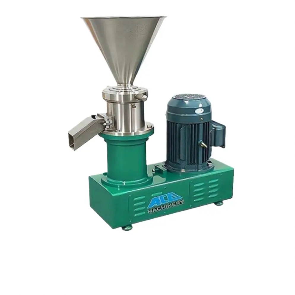 Industrial Almond Butter Colloid Mill Sesame Tahini Peanut Butter Making Machine Cocoa Soya Beans Grinding Equipment
