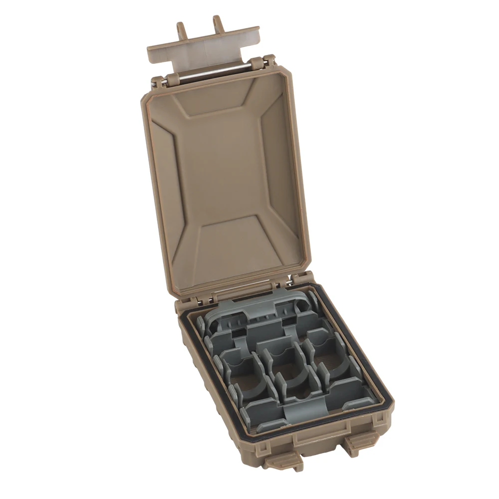 WOSPORT Free Combination Solid color Modular Battery Box MOLLE Mount Waterproof Battery Holder Of Various Batteries