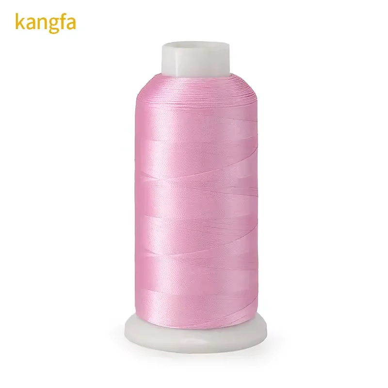 100% Trilobal Polyester Embroidery Thread Rayon Embroidery Thread Silk Sewing Thread