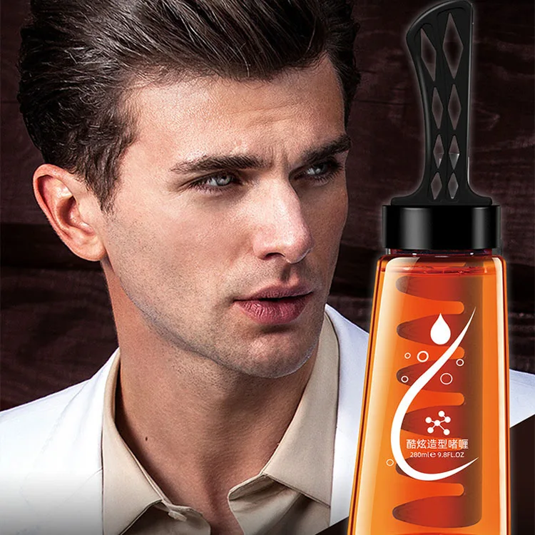 High Quality Professional 2-in-1 Long lasting Fluffy Hair Pomade Wax Men Salon Styling Hair Wax Gel