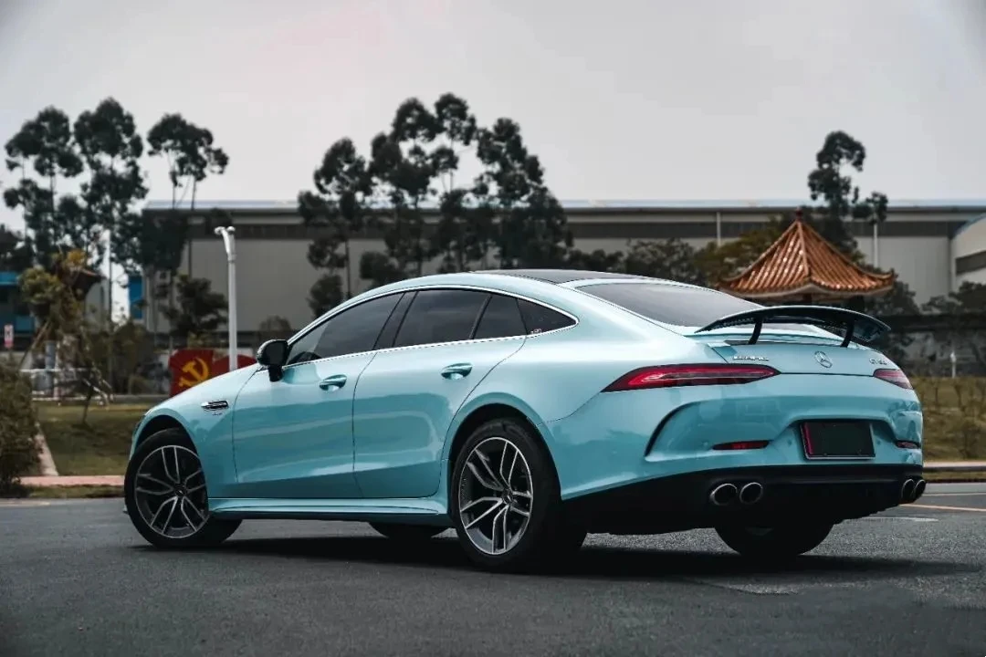 TPU anti-yellowing self-healing Ultra gloss Sea Breeze Blue Car Vinyl Wrap PPF Car film