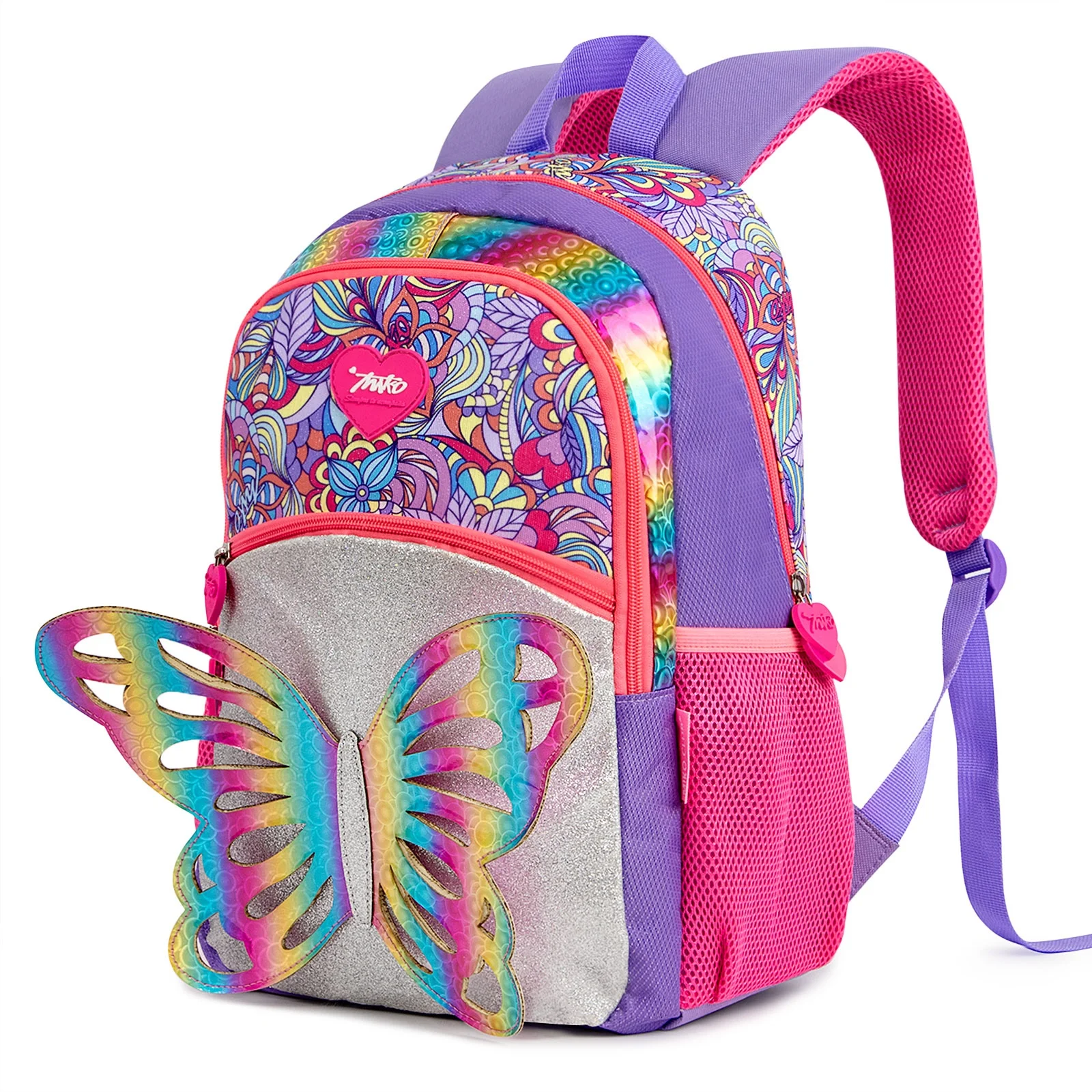 Animal Pattern OEM Cartable Scolaire Fille For Girls Cartoon Kindergarten Children Backpack 3D Glitter School Bag