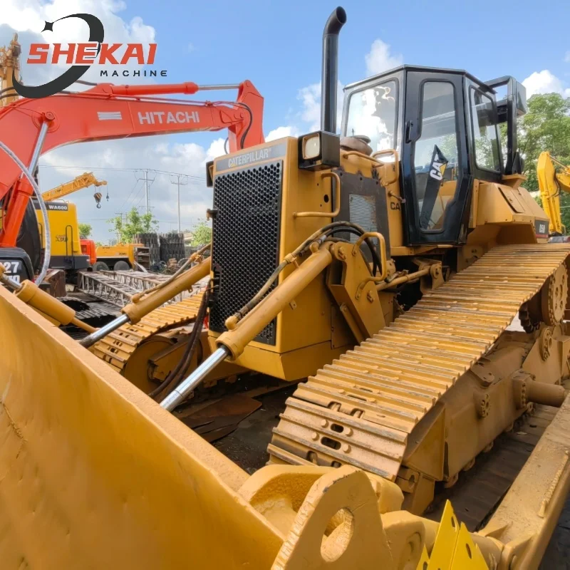 Used Construction  Machinery  Caterpillar Crawler Cat D5H Bulldozer 19 Ton 96 Kw  In Shanghai For Sale