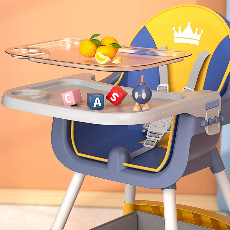 Newborn Baby Chairs Kids Dinning Child  High Chair 3 in 1 Baby Feeding Dinning Eating Foldable Chair for Baby