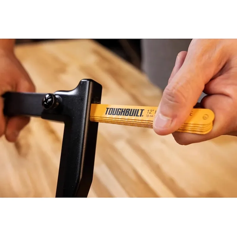 TOUGHBUILT Handheld Steel Saw TB-H4-22H Saw bow, manual saw blade,metal cutting saw frame  saw household small handheld