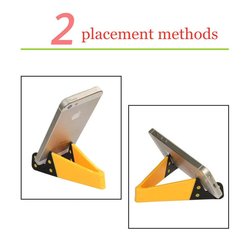 V-Shaped Universal Foldable Mobile Cell Phone Stand Holder for Smartphone & Tablet Adjustable Support Phone Holder High Qu