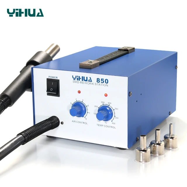YIHUA 850 hot air soldering BGA desoldering station manufacturer factory suppliers blower hot air rework soldering station