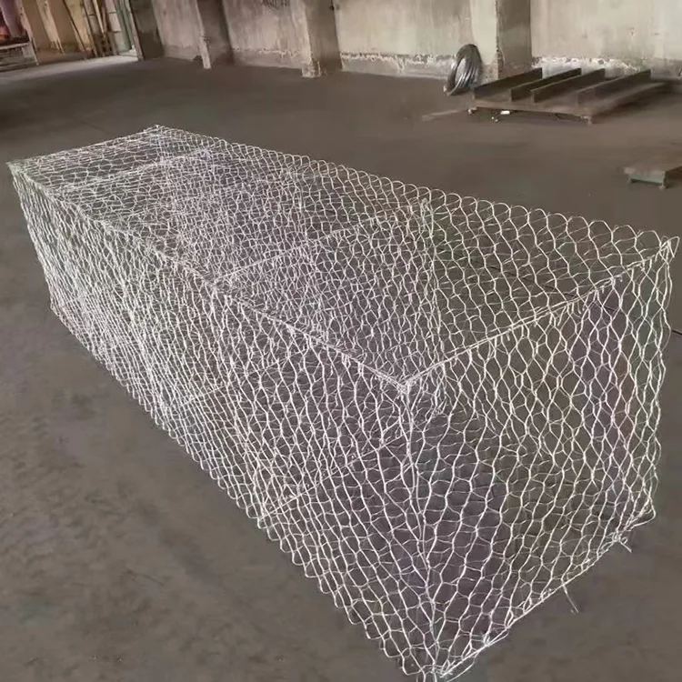 Hexagonal Gabion Box 2.4X1.5X0.3m Wall Cages/Baskets Gabion Mattresses Zinc Double Twisted Wire Mesh Moven Flood Barrier Bask