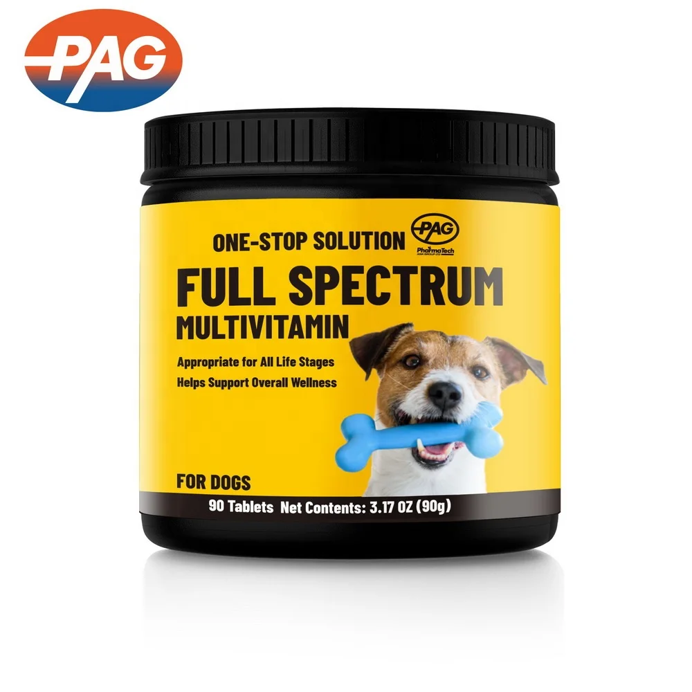Private Label Bulk Immune Support Overall Wellness Dogs Health Vitamin Supplement Multivitamins Tablets Vitamins For Dogs