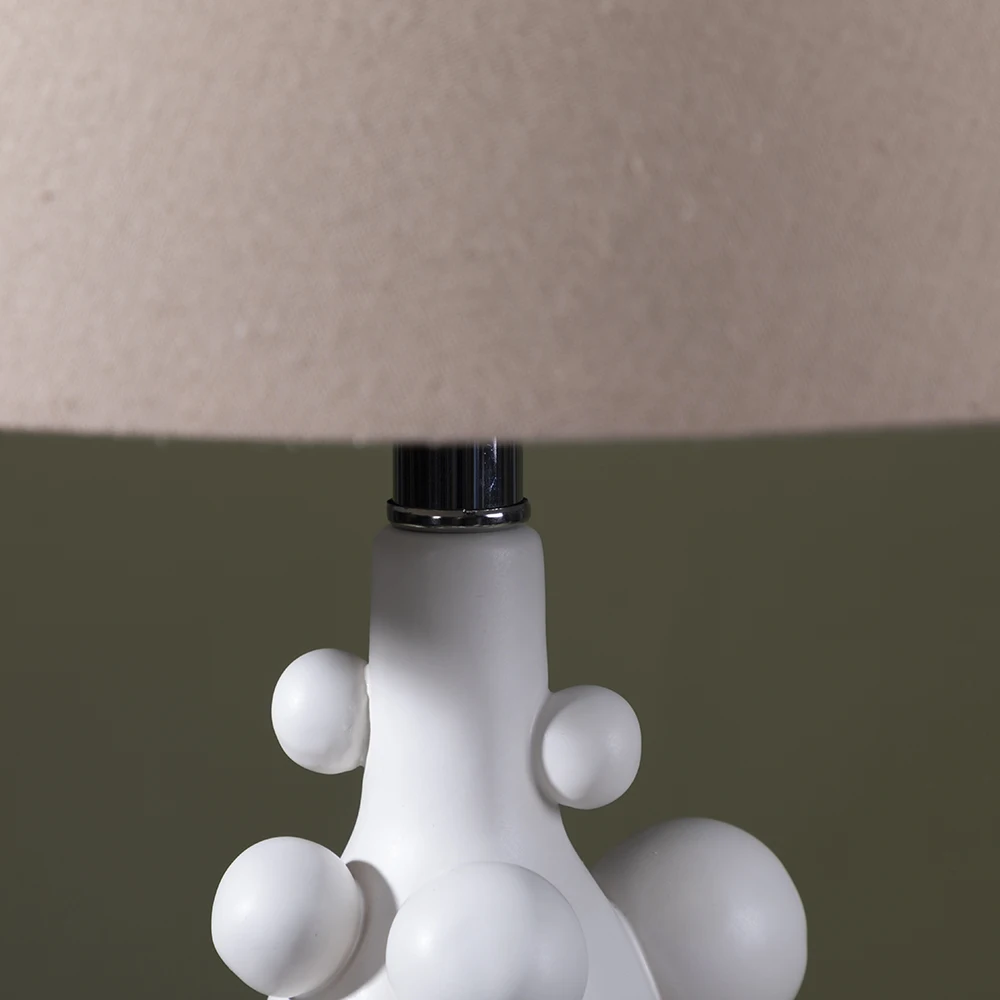 Merlin Living Wholesale Tall White Ceramic Table Lamp Sale Decorative Modern Bedside Nordic Designer Table Lamp for Home Decor