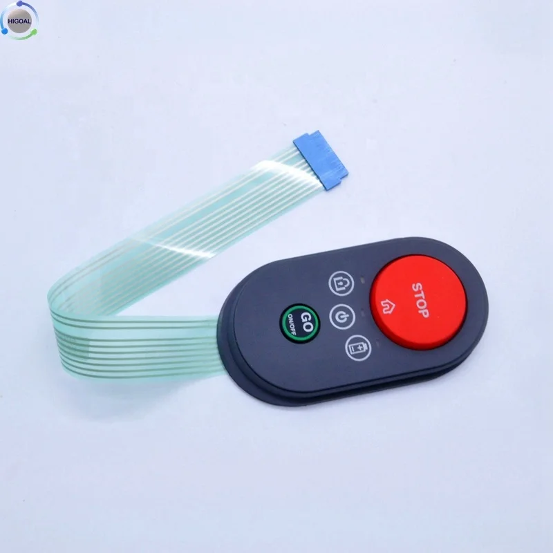China products custom silicone rubber  push button membrane switches