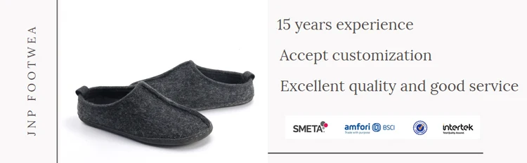 Мужские удобные дышащие зимние теплые домашние тапочки со съемной стелькой из смешанной шерсти; Домашние фетровые тапочки для мужчин