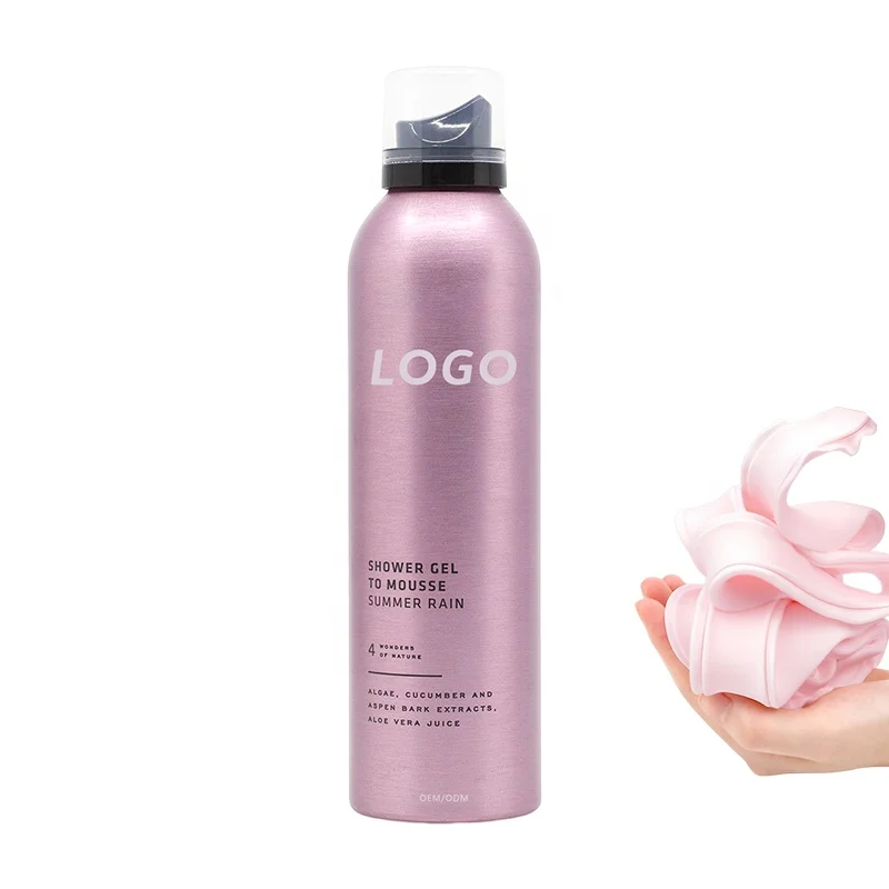 Private Label Deep Cleansing Bubble Mousse Shower Foam Bath Mousse