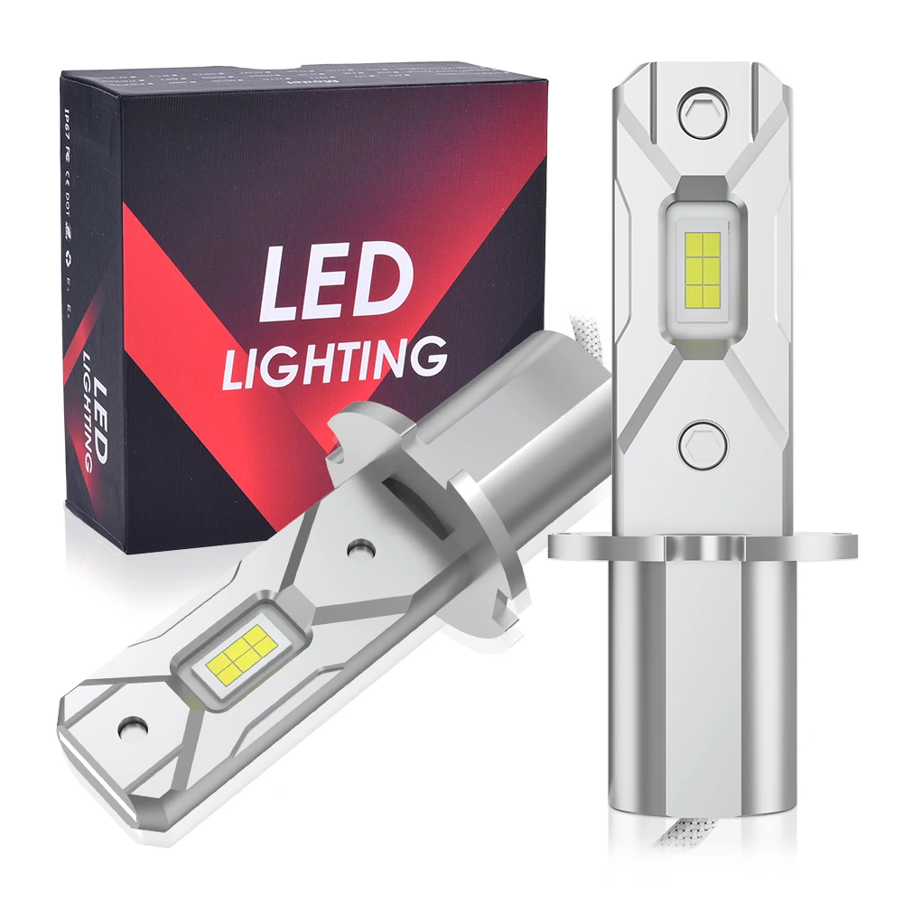 Plug And Play Fast Heat Dissipation 40watts 4000lm H3 Led Headlight Bulbs Csp 3570 Canbus High Power luces led para auto movil