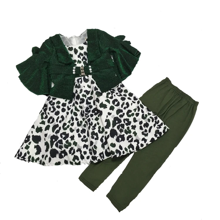 Mauritania African manufacturers hot sale printed skirt size 2-8, skirt two sets of Muslim skirt Princess Dress  Children Dress
