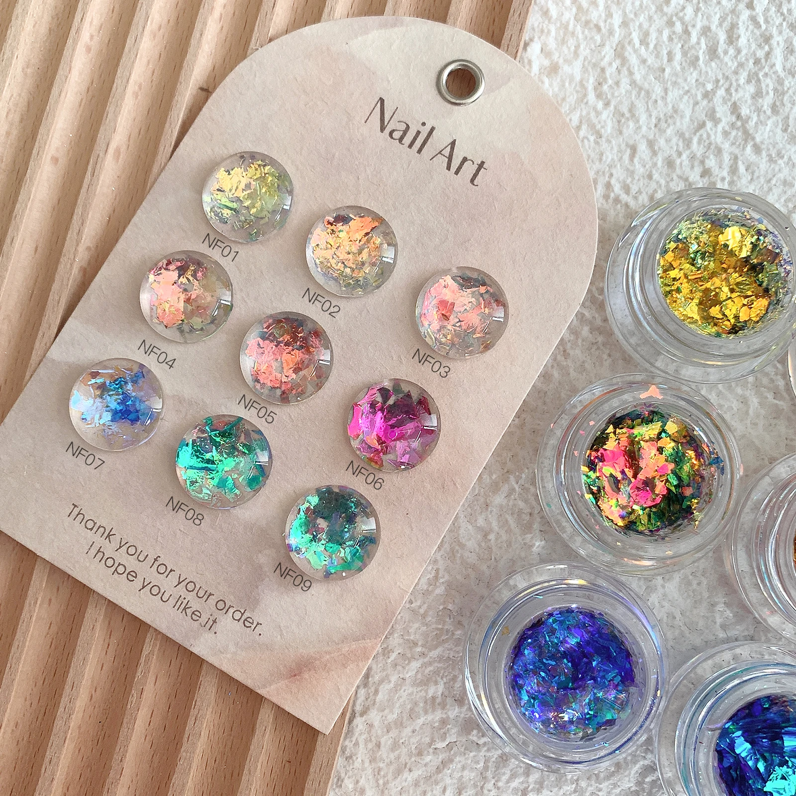 Nail Supplier Direct Offer Chameleon Flakes Nail Powder