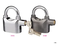 Rarlux  110db alarm lock hiigh security waterproof and reliable siren alarm padlock