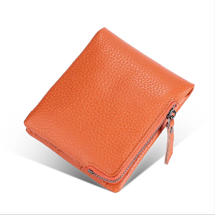
New fashion classic zipper clasp RIFD antimagnetic real money wallet for men 