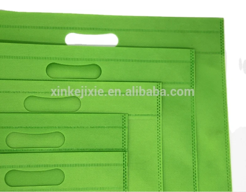 XKLT-600-C Model handle loop online machinery fully automatic non-woven box bag making machine