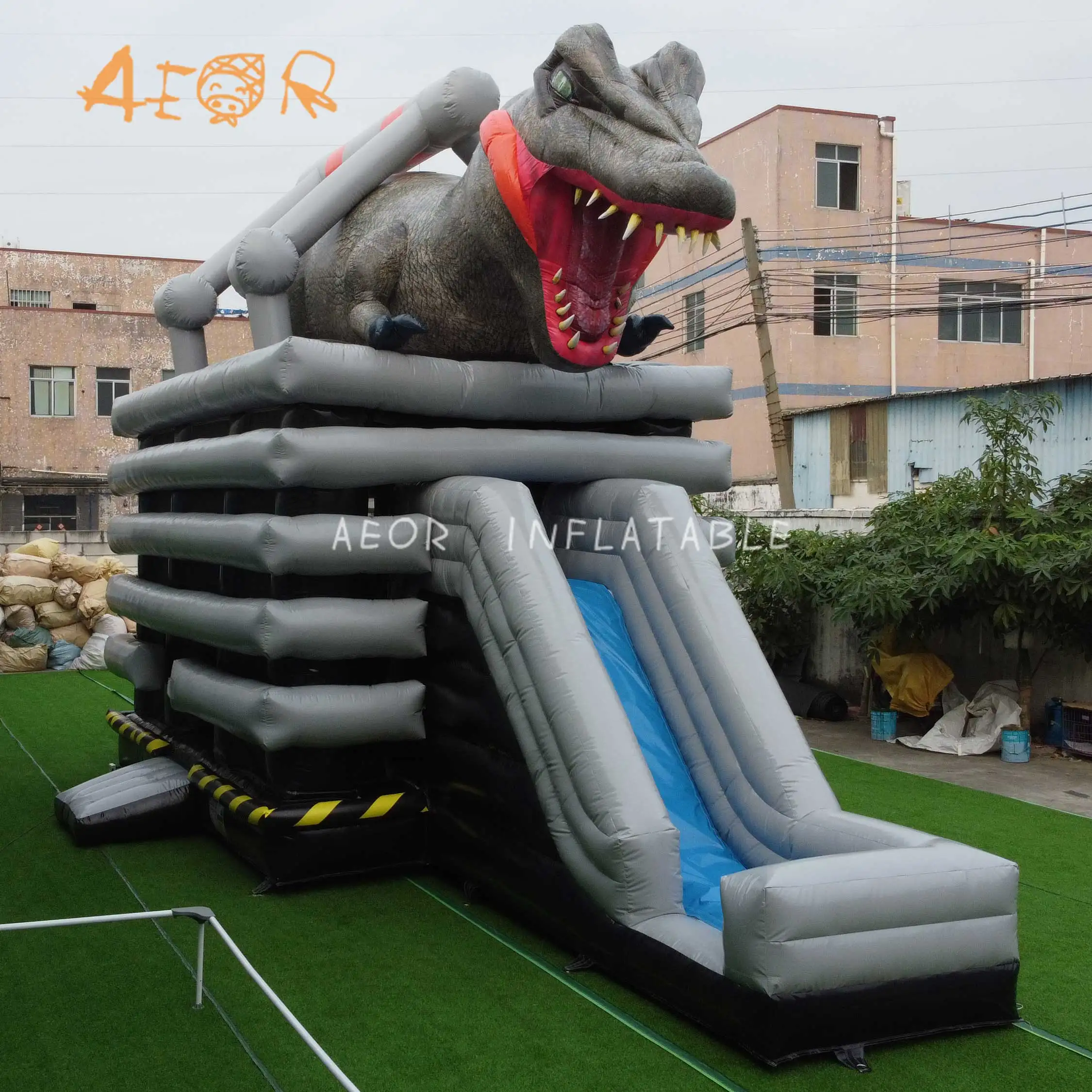 New Design Commercial Dinosaur Combination umper Bouncer Bouncy Jump Castle Inflatable Bounce House For Kid Party Combo