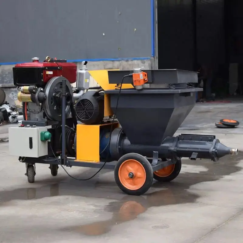 Multi-functional High pressure wall plastering cement mortar spraying machine