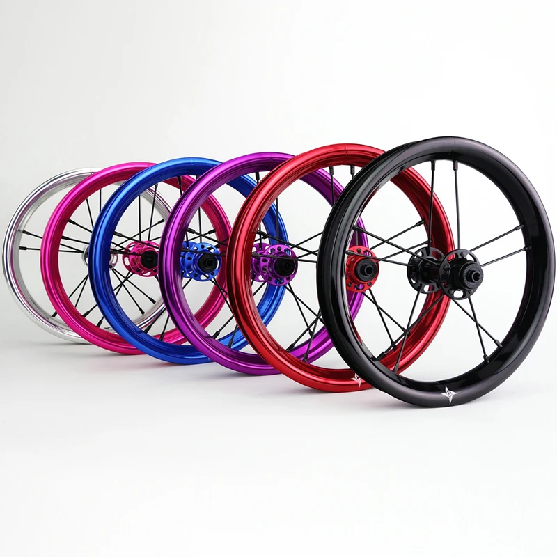 Gipsy 12 inch G-Five Wheelset Kids Bike 84/90/95mm Double Wall Pinned Rim Anodize Balance Bike G-5 Wheels