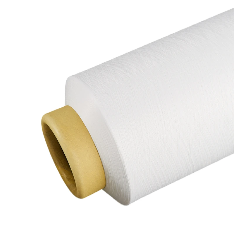High elastic polyester yarn T30D/36F spandex yarn 100% polyester wrinkle resistant