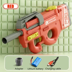 P90 submachine gun large capacity electric water gun high pressure continuous shooting children beach water game toys for Kids