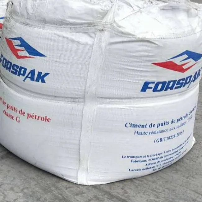Factory supply 50 kg bag/ 1000 kg jumbo bag  CLASS G OIL WELL CEMENT with CERTIFICATION from CONGO cement Factory