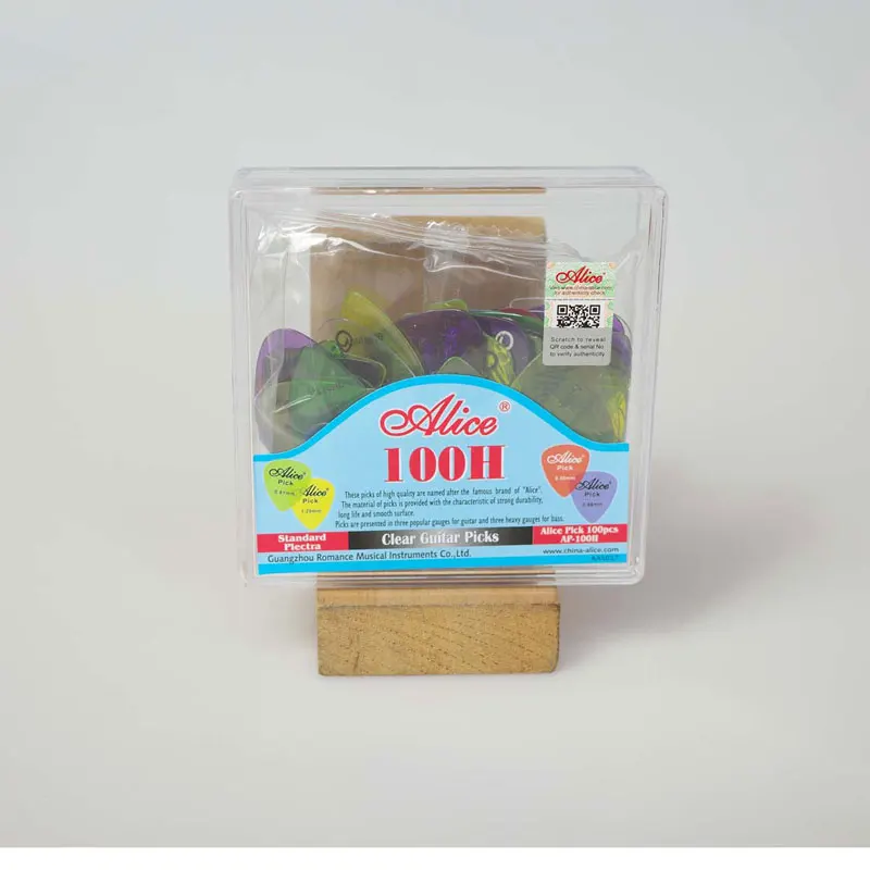 transparent PC picks Alice original Mixed thickness electric guitar pick mandolin AP100H