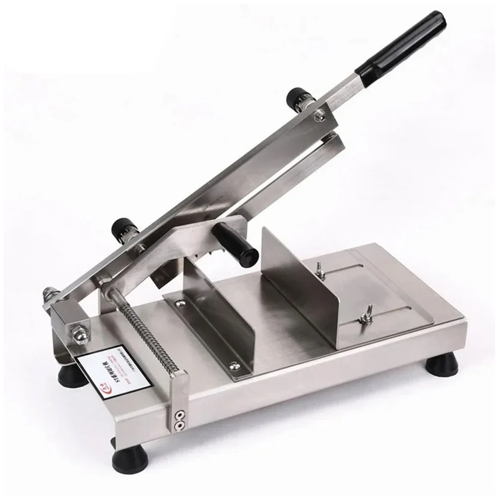 XEOLEO Commercial Manual Meat Slicer Small Stainless Steel Frozen Meat Slicing Household Hand Vegetable Potato Cutting Machine